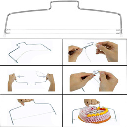Duży nóż strunowy do cięcia biszkoptu, ciasta 32 cm