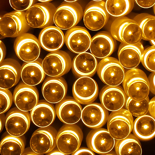 Lampki choinkowe 100 Led na baterie ciepły biały z programatorem