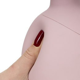 Kettlebell miękki 4kg kula odważnik hantla ciężar do ćwiczeń fitness, jasnoróżowy