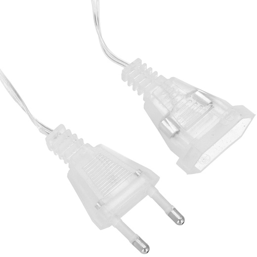 Kurtyna świetlna 138 Led girlanda gwiazdki, lampki wewnętrzne sople zimny biały