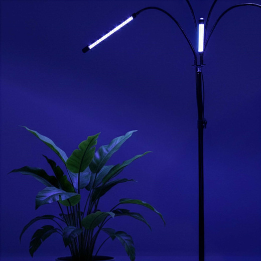 Lampa do doświetlania roślin LED do wzrostu uprawy 4 panele z timerem i pilotem, usb