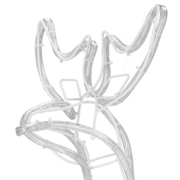 Renifer świąteczny 144 LED świetlna dekoracja ozdoba do ogrodu biały ciepły