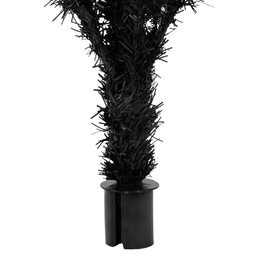 Choinka sztuczna, jodła 150 cm nowoczesne drzewko świąteczne czarne