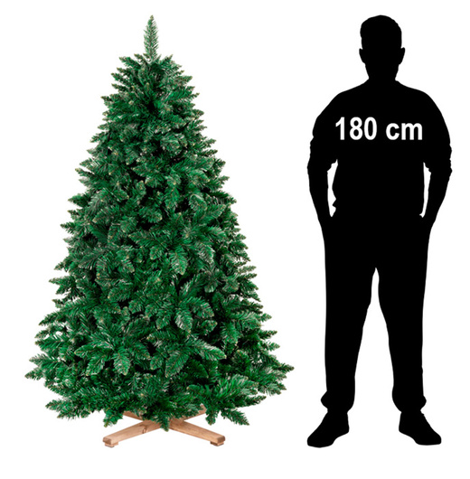 Choinka sztuczna 180 cm sosna leśna jak żywa Royal Trees premium z drewnianym stojakiem