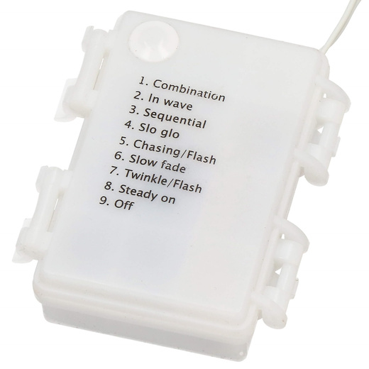 Lampki choinkowe 120 Led multikolor z programatorem na baterie