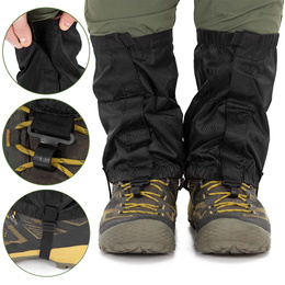 Ochraniacze na buty wodoodporne stuptuty trekkingowe uniwersalne 2 szt. czarne