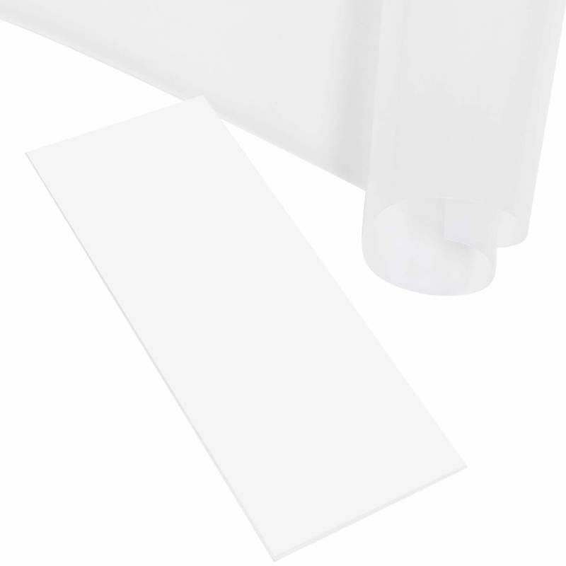 Mata pod krzesło, fotel biurowy 100x50x0,05cm podkładka na biurko mleczna