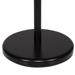 Uchwyt na papier toaletowy, stojak metalowy, czarny