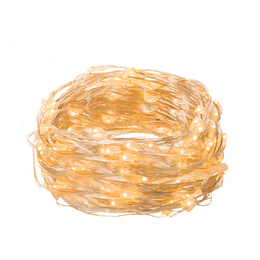 Lampki choinkowe 100 LED druciki mikro na baterie