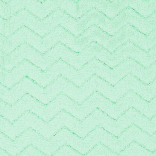 Narzuta na łóżko, pled 130x180 cm tłoczony zygzak, dwustronny koc na kanapę zielony