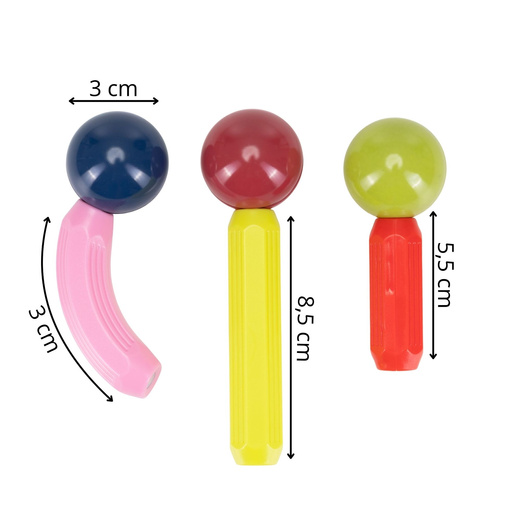 Klocki magnetyczne, konstrukcyjne 3D duży zestaw 100 szt. patyczki kulki