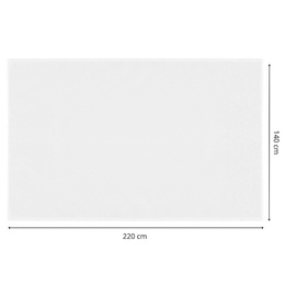 Bieżnik na stół świąteczny 220x140cm klasyczny obrus świąteczny biały