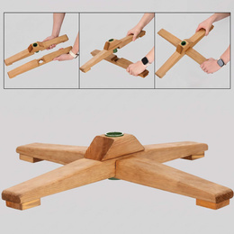 Choinka sztuczna 150 cm Premium Royal Trees świerk kaukaski z drewnianym stojakiem