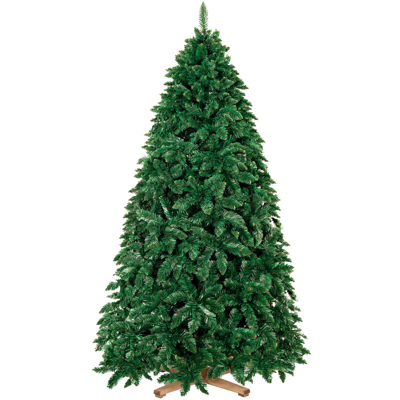 Choinka sztuczna 240 cm sosna leśna jak żywa Royal Trees premium z drewnianym stojakiem