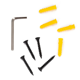 Wieszak łazienkowy, ścienna półka na ręczniki, pionowa, czarna