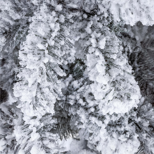 Choinka sztuczna na pniu 220 cm świerk śnieżony
