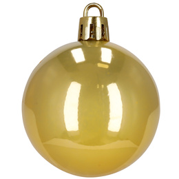 Bombki choinkowe 100 szt. zestaw dekoracji świątecznych nietłukące, złote