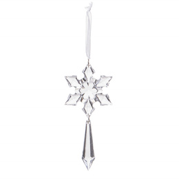 Zawieszki choinkowe kryształki sopelki na choinkę 13 cm ozdoby choinkowe 10 szt.