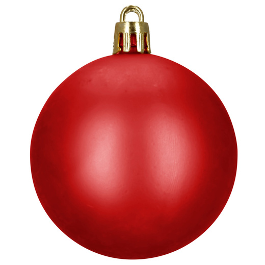 Bombki choinkowe 100 szt. zestaw dekoracji świątecznych nietłukące, czerwone
