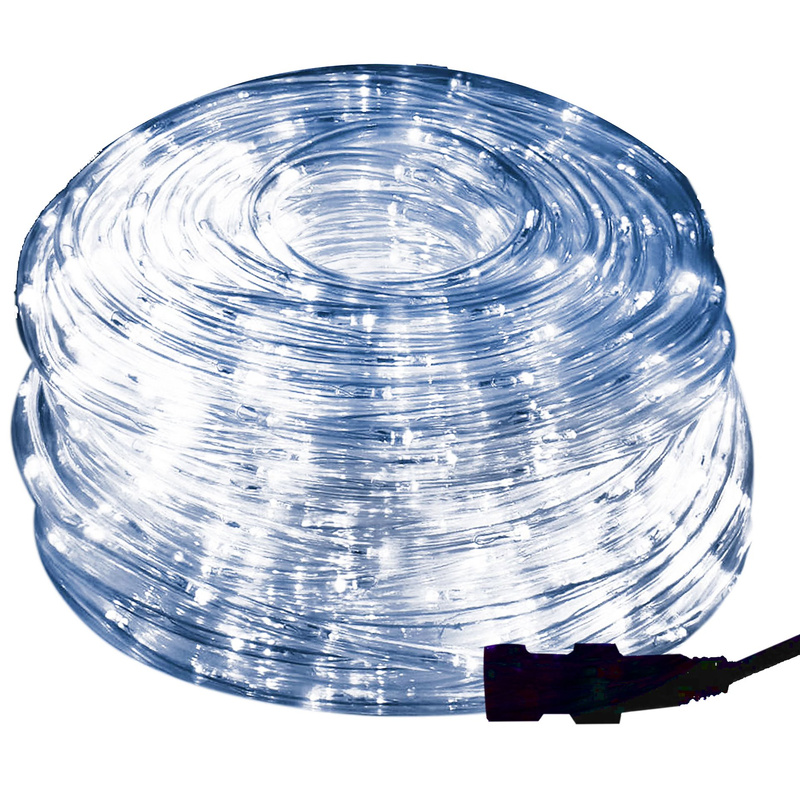 Wąż świetlny 480 Led biały zimny 20m z programatorem IP44