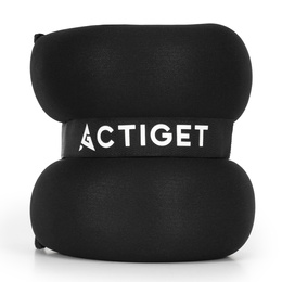 Obciążenia na ręce i nogi 2x3 kg do treningu fitness i cardio, czarne