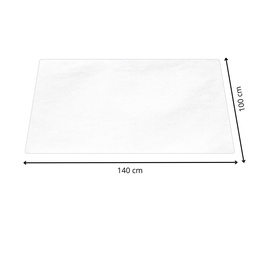 Mata ochronna pod krzesło i fotel biurowy 140x100 cm podkładka na biurko przezroczysta