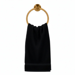 Wieszak na ręczniki, łazienkowy okrągły, uchwyt na ręczniki, złoty