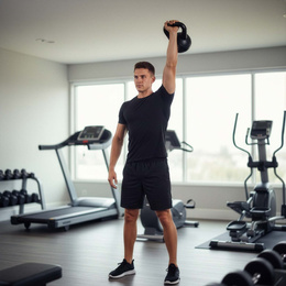 Kettlebell 10 kg odważnik, hantla do ćwiczeń ABS kula do treningu siłowego, czarny