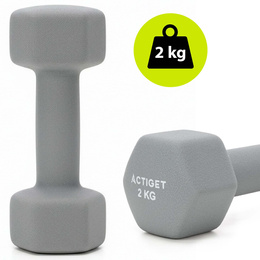Hantle na stojaku zestaw 6 szt. obciążenia 1 kg, 2 kg, 3 kg do fitnessu, treningu domowego