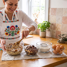 Pojemnik na żywność zestaw 4 szt. pojemników, pudełka kuchenne, szklane