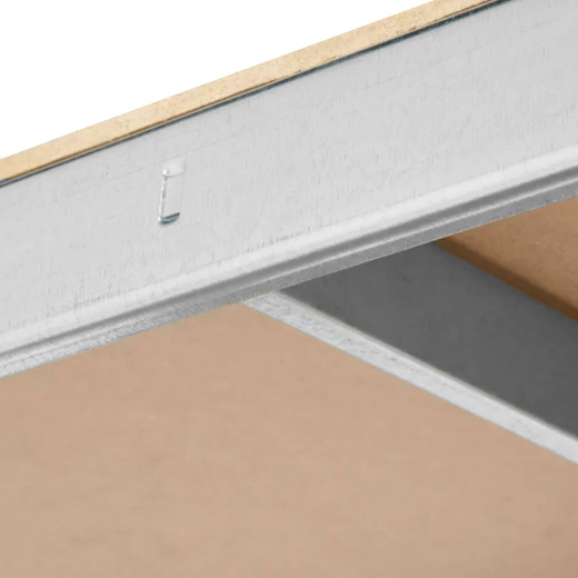 Regały metalowe 2 szt. z 5 półkami 205x120x45cm 1000kg do garażu, piwnicy