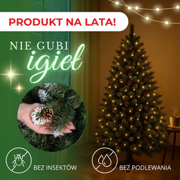 Choinka sztuczna premium 180 cm sosna diamentowa drzewko bożonarodzeniowe