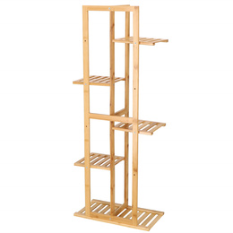 Kwietnik drewniany 102 cm stojak na kwiaty z 6 półkami drewniany