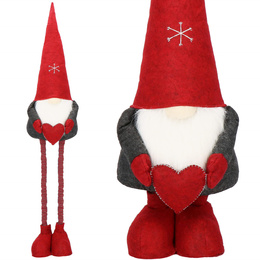 Para krasnali 120cm ozdoba świąteczna, gnom świąteczny, skrzat na teleskopowych nóżkach