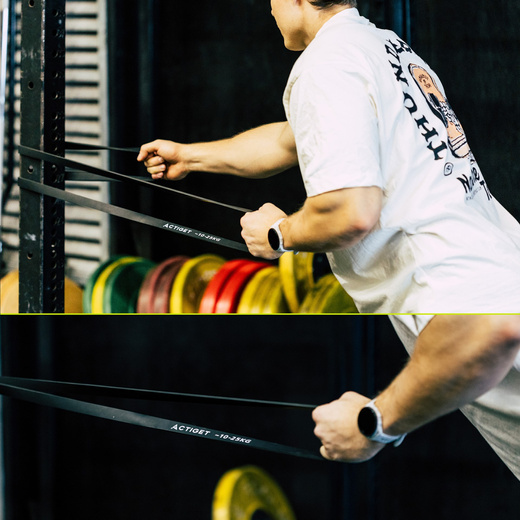 Gumy oporowe do ćwiczeń zestaw 3 szt. taśmy do ćwiczeń fitness, treningu