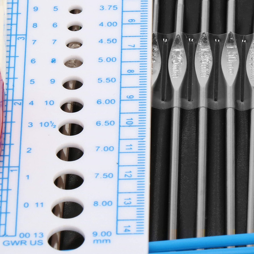Zestaw do szydełkowania z etui 100 elementów szydełka 0.6-6.5 mm z akcesoriami