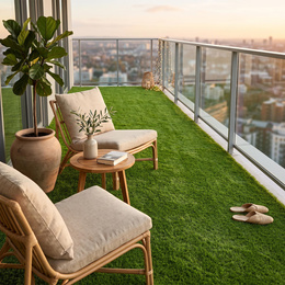 Sztuczna trawa 1m x 1mb na taras balkon miękka i gęsta 45 mm