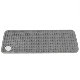 Mata grzewcza 60x30 cm elektryczna poduszka rozgrzewająca z pilotem i timerem, szara