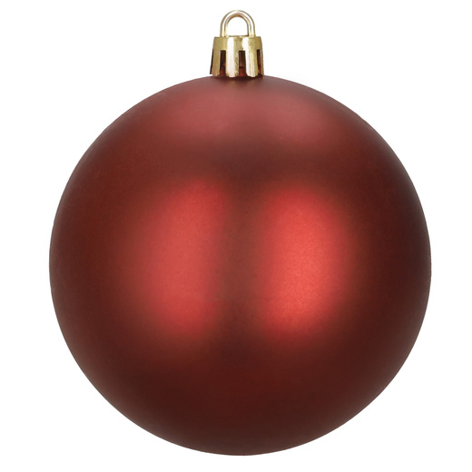 Bombki choinkowe 9 szt. zestaw dekoracji świątecznych 8,5 cm nietłukące, bordowe
