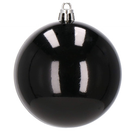 Bombki choinkowe 30 szt. czarny 8cm zestaw choinkowy