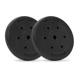 Obciążenie bitumiczne 15 kg 2 szt. talerz kompozytowy 29 mm krążek do sztangi hantli