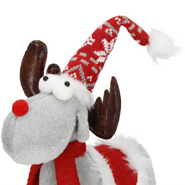Świąteczny renifer 52 cm figurka ozdoba na święta