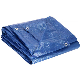 Plandeka 4x6 m 60g/m2 gruba płachta ochronna niebieska
