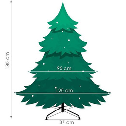 Choinka sztuczna premium 180 cm świerk naturalny, produkcja polska