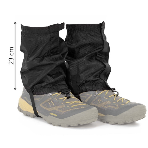 Ochraniacze na buty wodoodporne stuptuty trekkingowe uniwersalne 2 szt. czarne