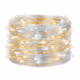 Lampki choinkowe 20 LED druciki mikro na baterie 
