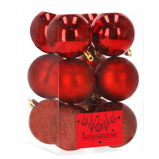 Bombki choinkowe na choinkę zestaw 12 szt.