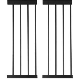 Bramka zabezpieczająca schody 75-138 cm bramka rozporowa brązowo-czarna