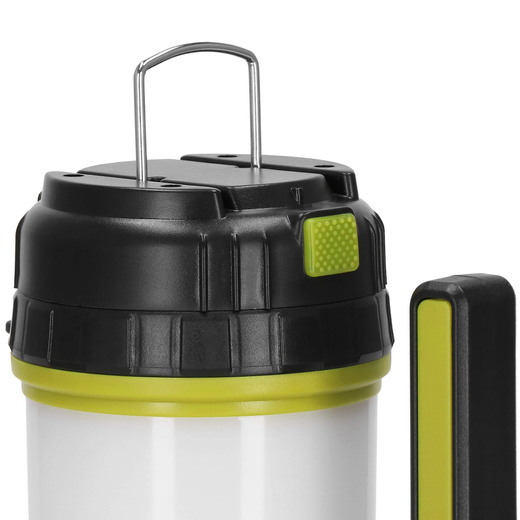 Latarka wielofunkcyjna, turystyczna, biwakowa LED 6 trybów świecienia, z funkcją powerbank