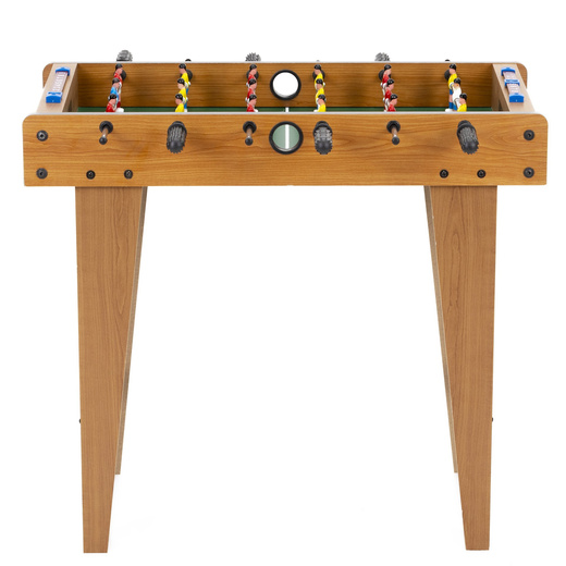 Stół piłkarski z uchwytami, drewniany 69x35 cm piłkarzyki, gra dla dzieci